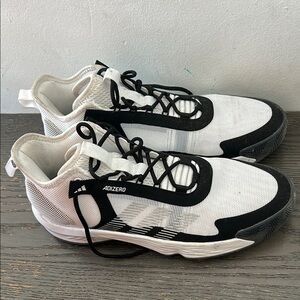 adidas Adizero White and Black Athletic Shoes